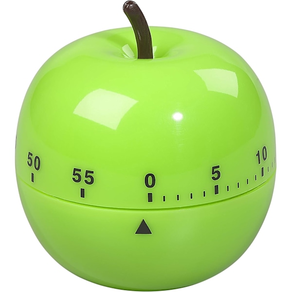 Novelty Kitchen Timer, Apple Shaped 60 Minute / 1 Hour Mechanical Timer, Cooking and Baking needs