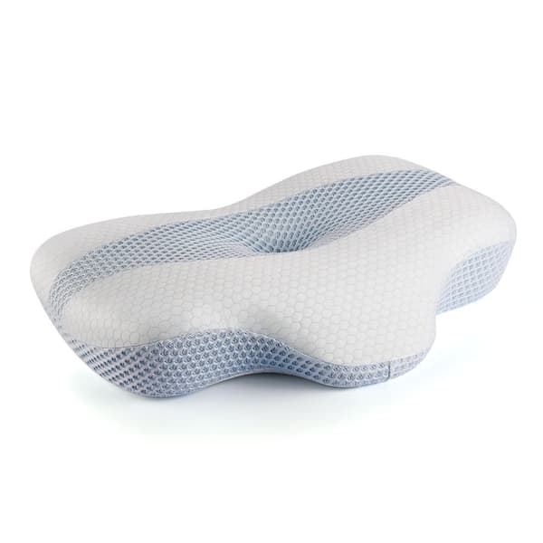 Ergonomisk Cervicalpute i Memory Foam, Anti-Midd