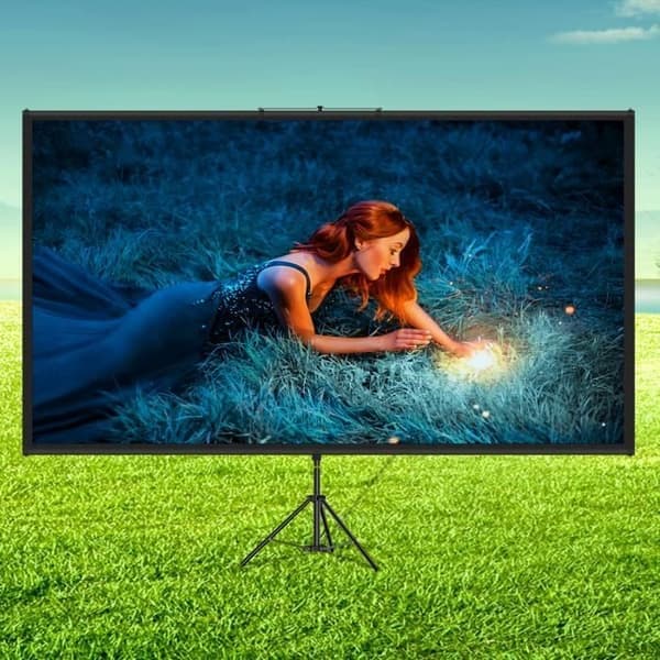VEVOR 80 16:9 HD projektionsduk med stativ