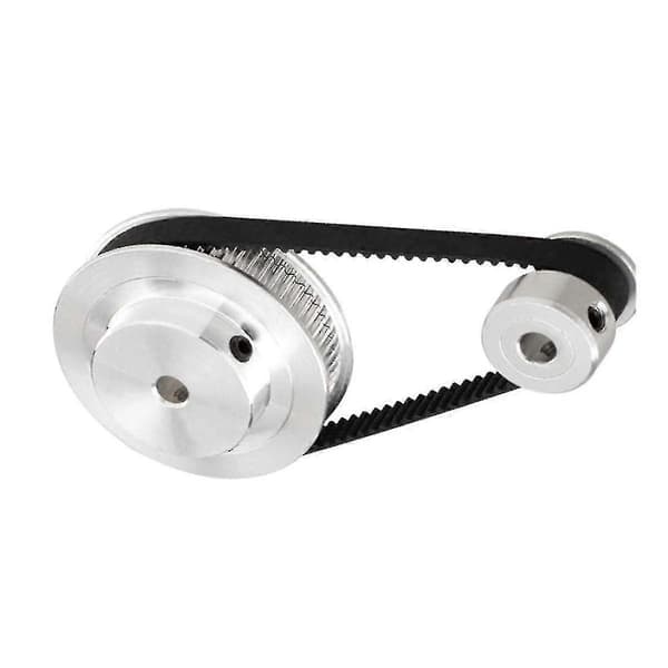 2set 2gt Synkron 20 60 Tänder Borr Aluminium Timing Pulley Gt2 Timing Belt Pulley System