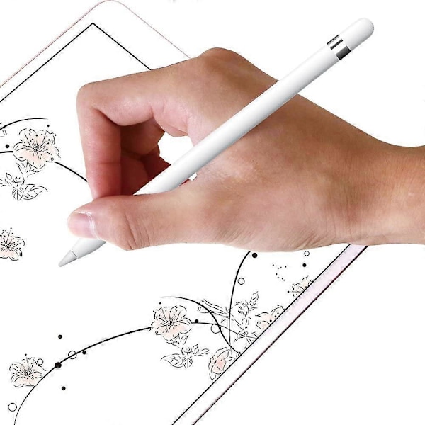 2 Stycken Vit iPencil Magnetisk Ersättningskåpa Skyddar Laddningsport