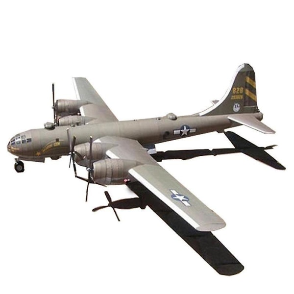 B-29 Super Fortress Handgjorda pappersleksaksflygplan