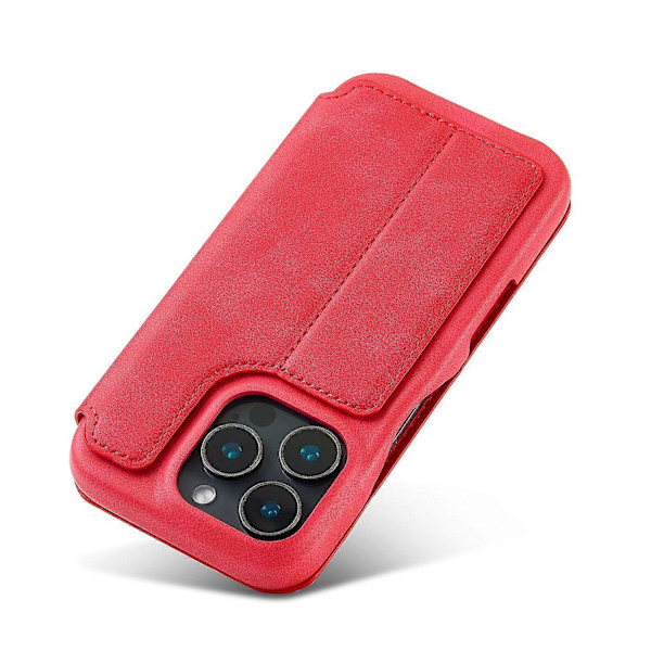 LC.IMEEKE Etui til iPhone 16 Pro Max med kortholder, stativ og lædercover Multicolor Style D