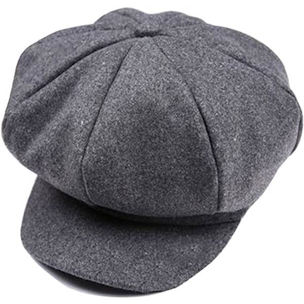 Retro-tyyli Baker Boy -lippalakki Visor Baretti Newsboy-lippalakki Lasten talvihatut