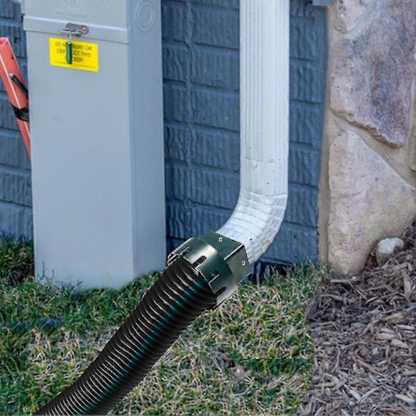 Ruuvikiinnitettävä sadevesijohdinsovitin PVC-viemäriputkelle, sopii 3 tai 4 tuuman putkelle Green 3x2inch