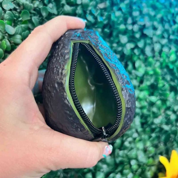 Avocado Myntplånbok Växelväska Bärbar Plånbok Myntplånbok Handväska Ny
