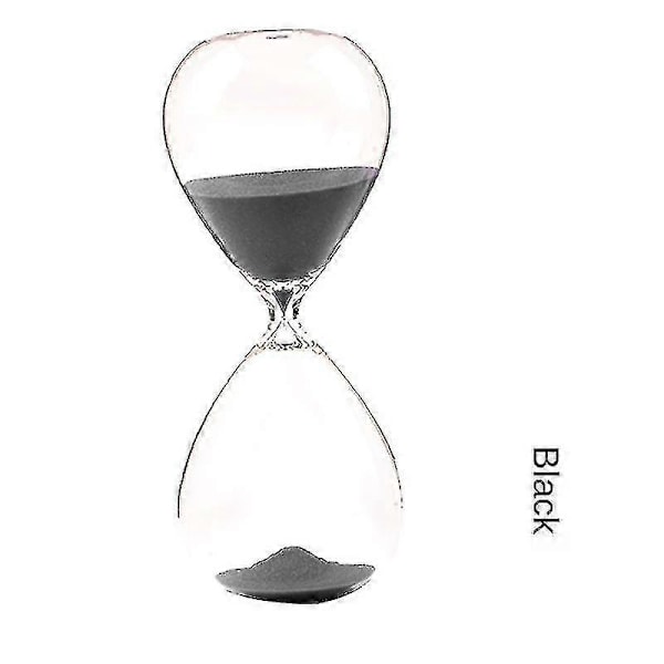 5/15/30/60 Minutter Nyt Nordisk Glas Dråbe Time Timeglas Timer Kreativ Boligindretning Håndværk Dekoration Valentinsdagsgave 60mins 9x24 cm Red