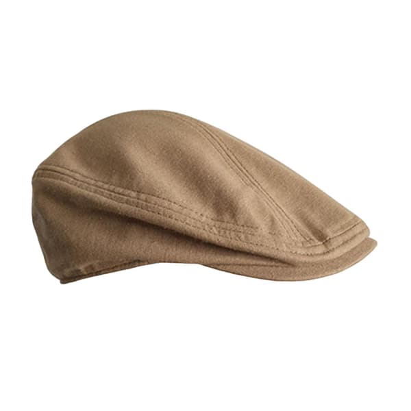 Höst Vinter Baskrar Hattar Casual Åttkantig Platt Hatt För Höst Vår Khaki