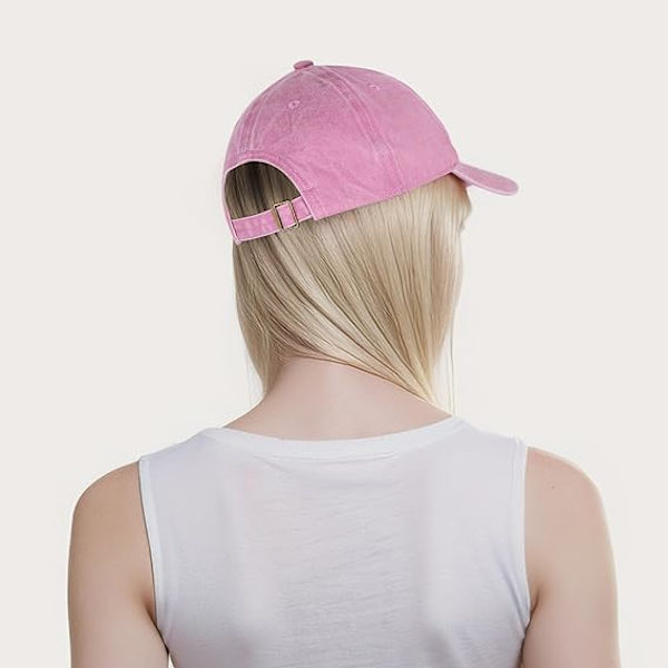 Baseball Cap Vintage Vasket Bomuld Kærlighed Hjerte Broderet Justerbar Sommer Hat Gaver