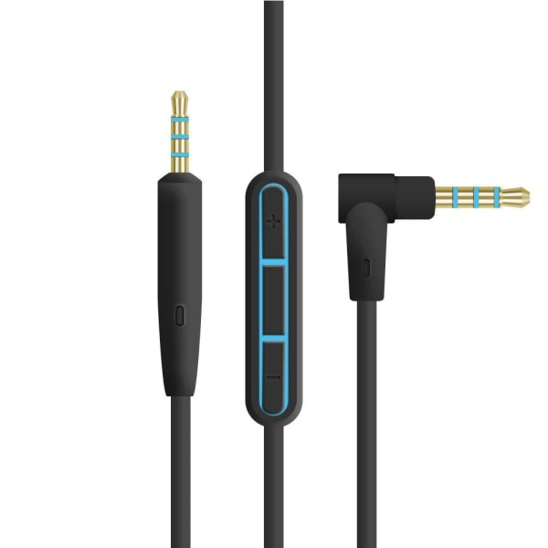 Tillämplig Doctor Bose QC25 Headsetkabel QC35 SoundTrue Cable Qc45 Ingen kabel Black Ribbon...