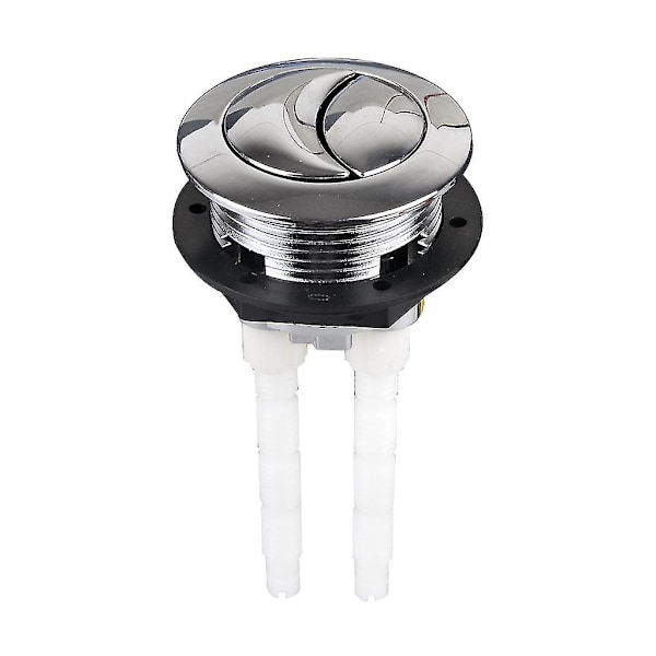 Universal Toalettknapp Enkelt/Dobbelt Knapp Spylventilutskifting Passer 38mm-E