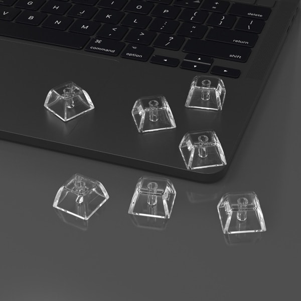 1U Transparent XDA Keycaps för Gamng Mekaniska Tangentbord 1U 1,4 mm Tjocklek Förbättra Dina Skrivupplevelser 8-1000PCS 80pcs 80pcs