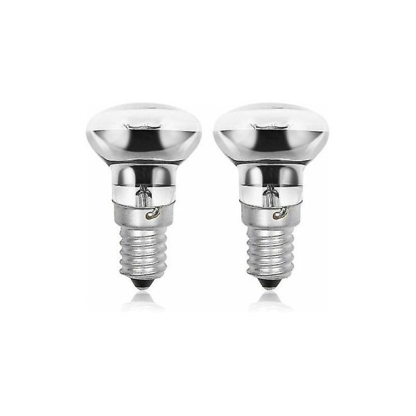 R39 E14 40W Lava Lamps, Edison Skruv Ses Reflector Små Lava Lamp Glödlampor, Varmvit 2800K R39 Dimbar (2-pack) Zhuoxuan [DB]