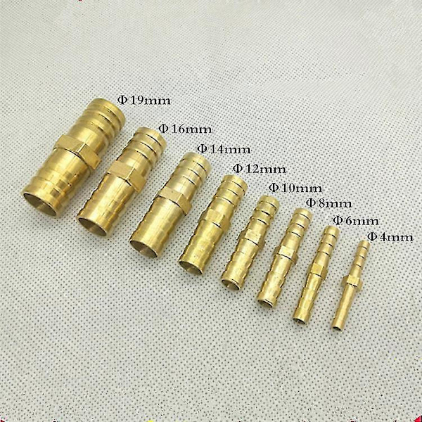 3mm-25mm Messinkiliitäjä Putkiliitäntäliitin Letku Tanko Kaasu Kupari Piikkinen Kytkentäliitin Liitäntäliitin Sovitin Putkiliittimet Y 3way 6mm-6mm Barb