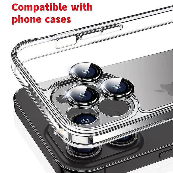 Objektiivin suojalasi iPhone 14 13 Pro Max 12 11 -kameran objektiivin suojakalvo Timanttihopea 12 tai 12Mini (2 kpl)