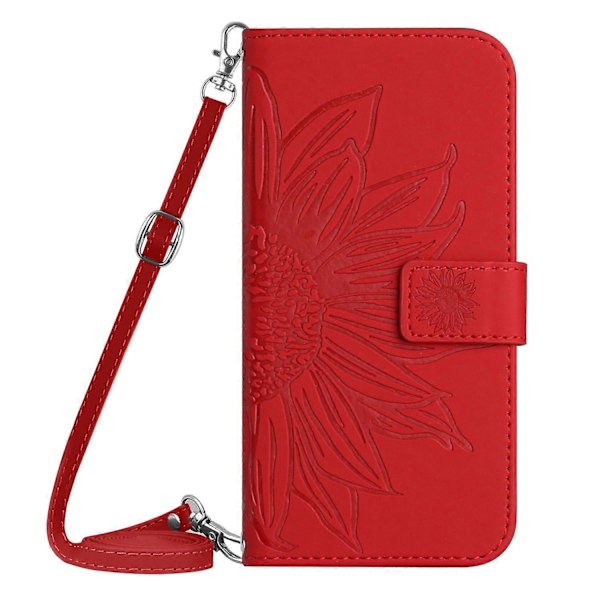 Læder Etui Til Motorola Moto G34 5G Red