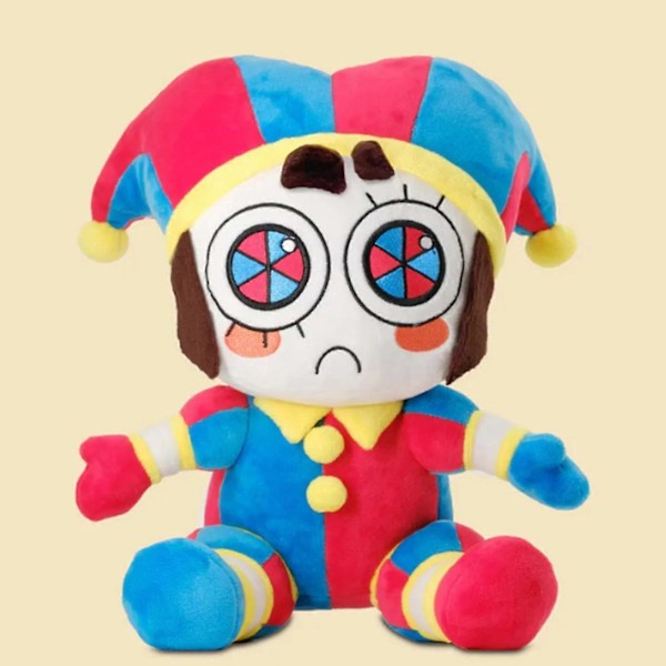 Fantastisk Digital Circus Plush Pomni Jax Anime Tegneserie Plushie Dukke Leke Teater Kanin Dukke Fyllte Leke Barn Julegaver Høy kvalitet Ultra-høy pomni B