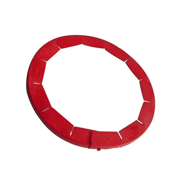 Nye justerbare paibeskyttelser i silikon, matsikker silikon, passer 8,5" - 11,5" (rød)