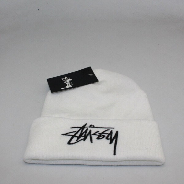 2023 Vinter Stussy Basic Beanie med Manchetter Nyt Design til Kvinder og Mænd