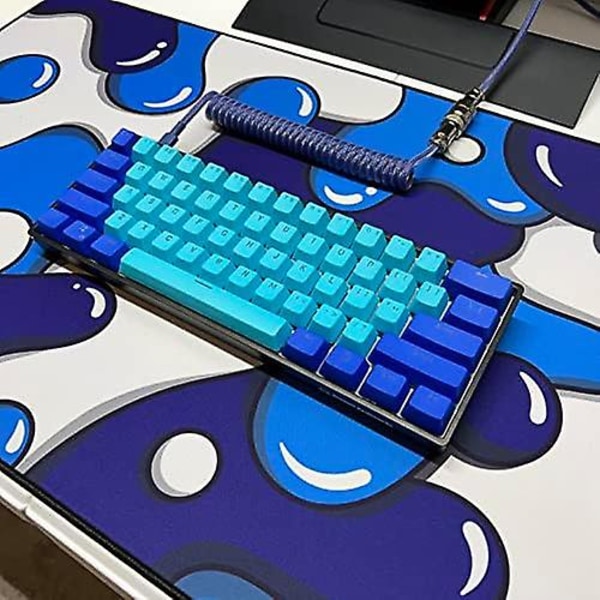 Kraken Keyboards Xxl Gaming Musematte - Profesjonell Artisan Musematte - Spillebordsmatte - 36" X 16" utvidet musematte (is)