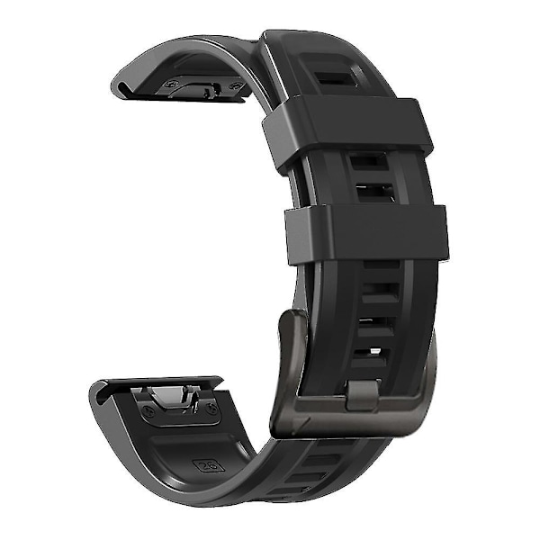 22mm Silikonrem til Garmin Approach S60 Black