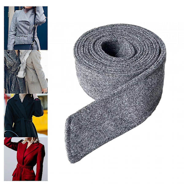 Dam Kepsnäckesrock Bälte Midjebälte Brett Midjebälte Mångsidigt Midjebälte Sash Trenchcoat Bälte Långt Nog För Kappor Shopping gray