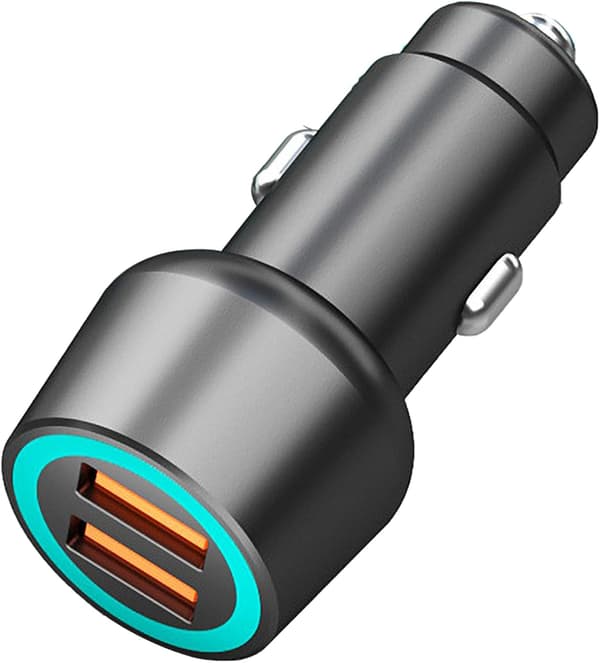 USB-bil laderadaptere Sigarett lighter USB-lader Hurtiglading 100W USB-biltelefonladeruttak