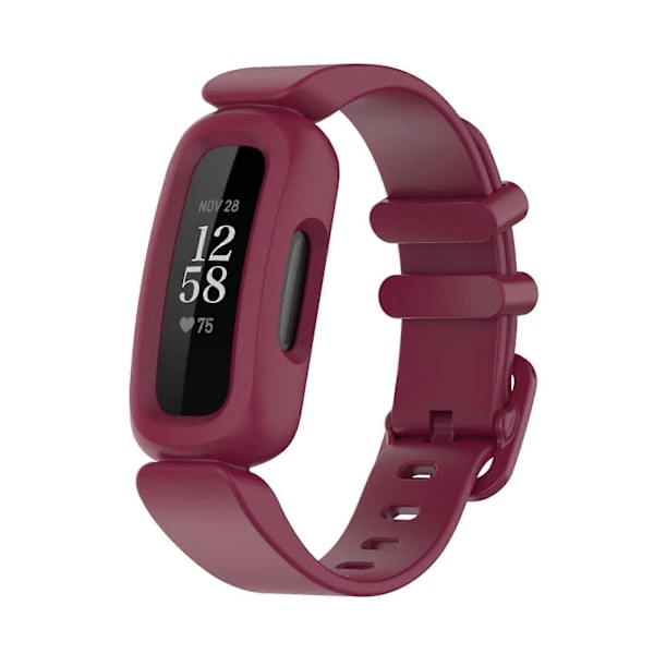 Silikon Urrem til Fitbit Ace 3 Wine Red
