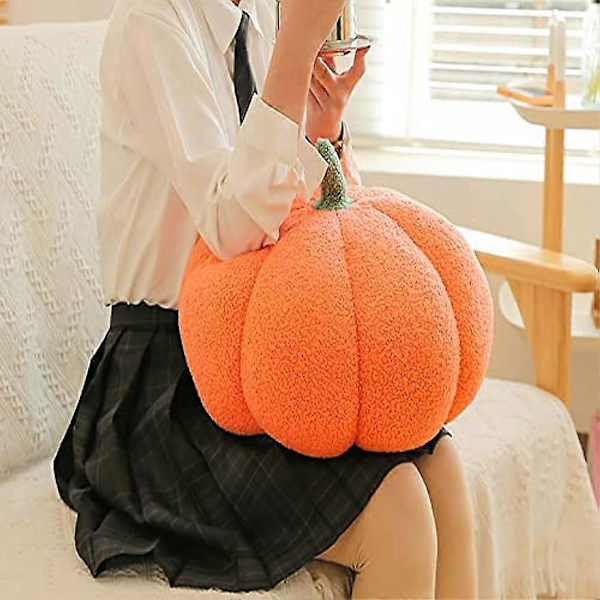 Halloween Græskar Pude Efterårs Græskar Plyslegetøj 30CM