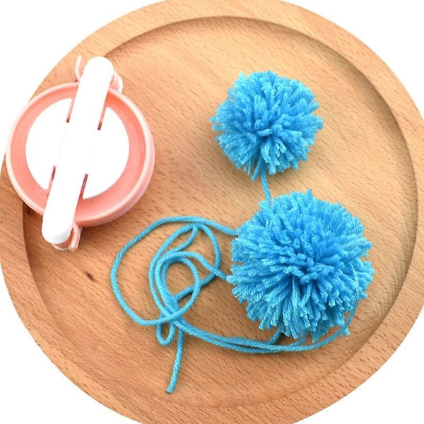 8 stk. Pompom Maker Kit Knitting Crafts Ulike størrelser Plysj Ball Making Tool