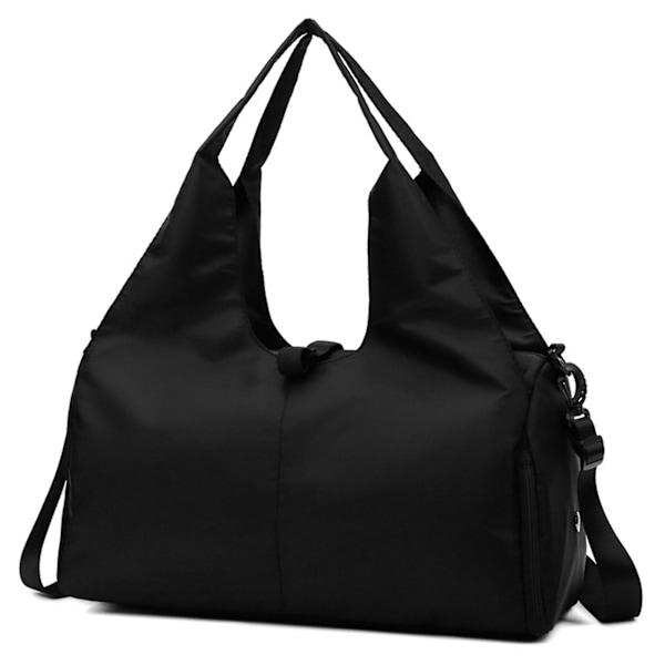 Reisebag Sports Gym Yoga Tote Bag Weekend Bag Skulderveske Black