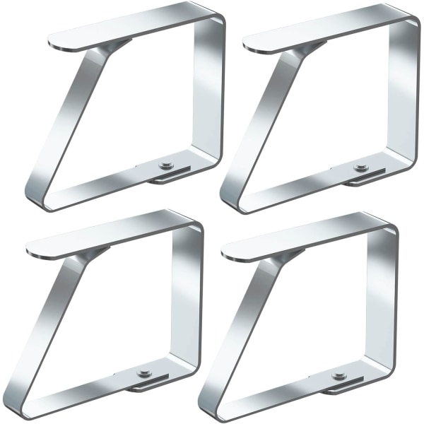 Bordsduksklämmor 8-pack Rostfritt stål Bordsduksklämmor Bordsdukshållare 7cm x 4 PCS