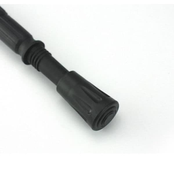 Føtter til gåstaver 2-pakning Svart