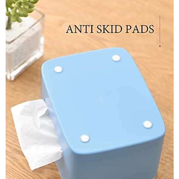 Multifunktionell pappershållare, fjärrkontroll och pappershållare, arrangör med papperslåda Blue