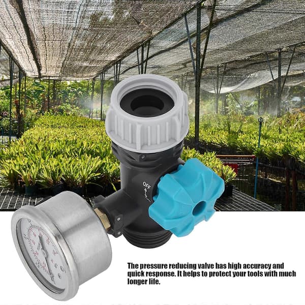 DN20 Vann Trykkregulator 3/4'' Trykkreduserende Ventiler Justerbar Trykkreduserer Vanntrykk Reduserende