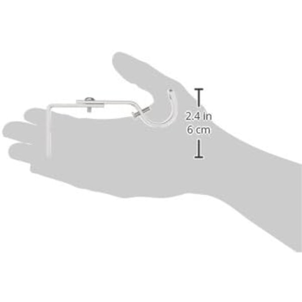 Justerbar väggkonsol, 2-pack,