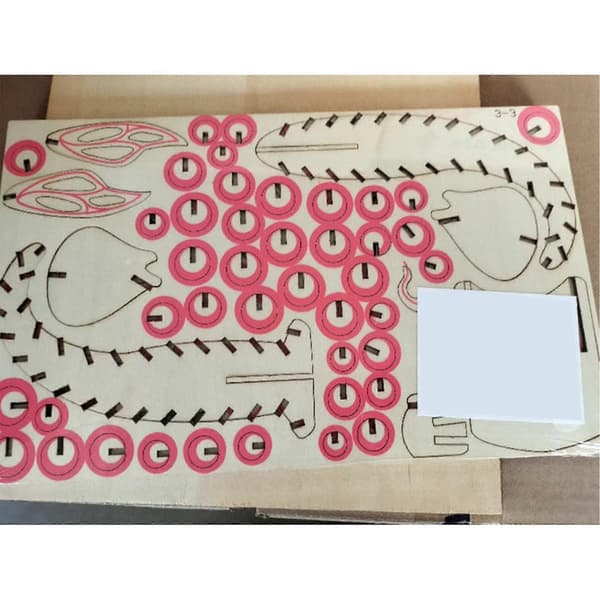 3D Träpussel Fisk Havsdjur Pussel DIY för Barn Present Samlarobjekt
