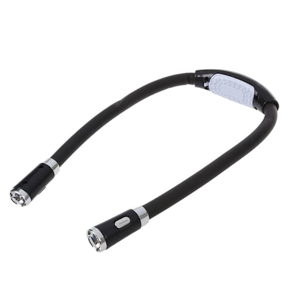 LED-halslampe Hug Light for håndfri lesing og nattlys Blue