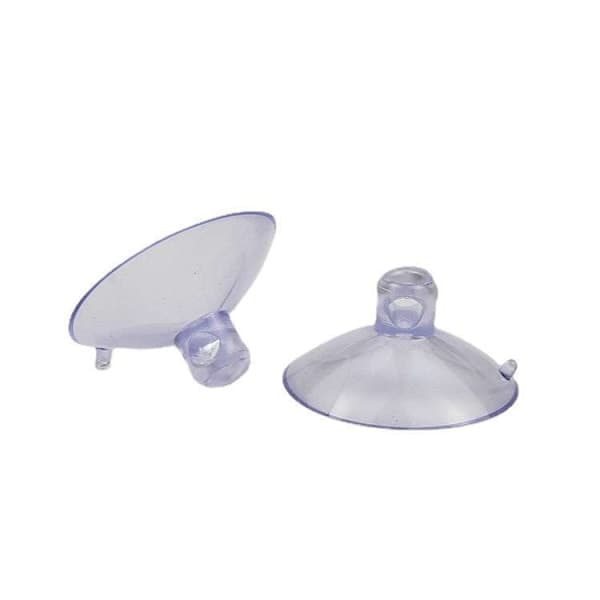 20 små sugproppar av transparent plast - 35mm Transparent