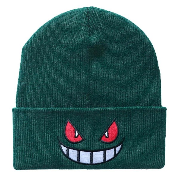 6 Styles Unisex Vinter Udendørs Beanie Til Barn Strikket Gengar Hætte Hue Til Børn Casual Udenfor Halloween Hatte Purple