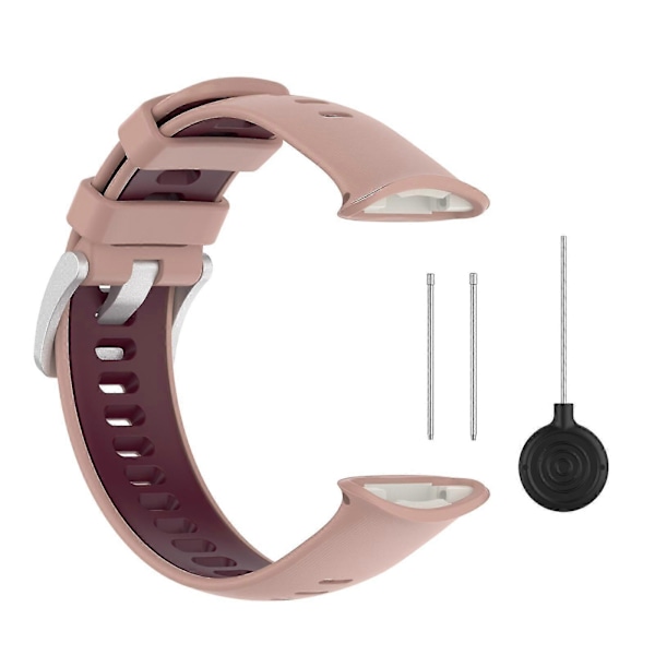Silikoniranneke Polar Vantage V2 -kellolle Pink Red