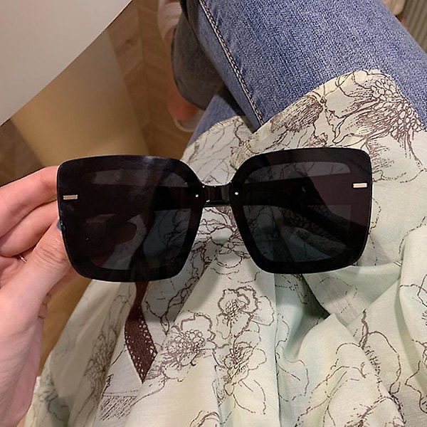 Nye Mode Store Briller Firkantede Briller Kvinder Ins Trendy Briller C2