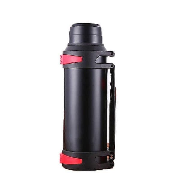 1200-3000ML Stor Termosflaska Vakuumflaskor Rostfritt Stål Isolerad Vatten Termisk Mugg Med Rem 48 Timmar Isolering red 2000ml
