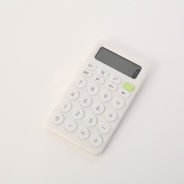 Candy Color Calculator Automatisk Sova Lättläst Miniräknare för skolelever Pojkar Flickor Sky Blue