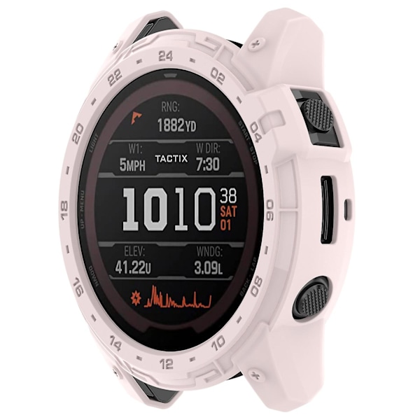 Garmin Enduro 2/Tactix 7 TPU-kotelo, nopea irrotus, urheilukello, ontto kotelo Light pink Style D Other Smartwatch Model