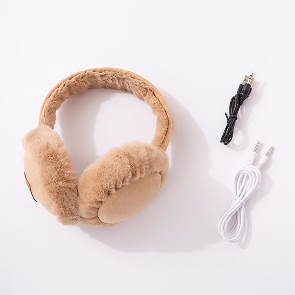 Vinter Bluetooth -headset för män och kvinnor för män Mjuka och varma öronkåpor