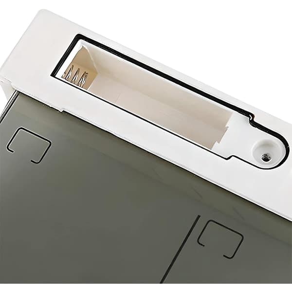 Digitalt vinduestermometer hygrometer, 11 x 9 cm, rumtermometer og hygrometer med LCD-display, temperaturvisning