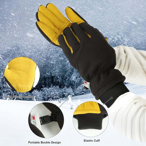 Vinter vindtætte termiske handsker