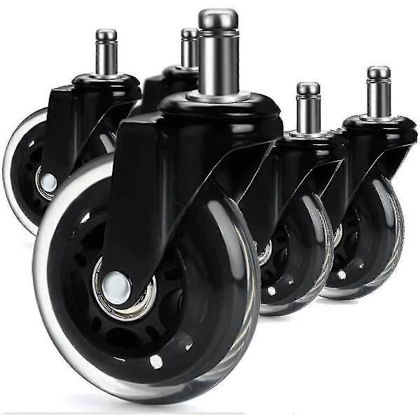 5-pack Kontorsstol Hjul Kontorsstol Hjul 360 Rotation