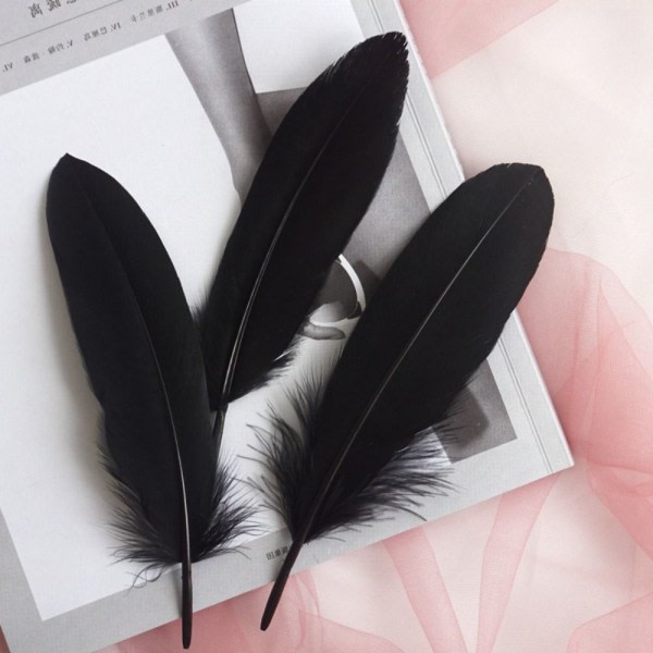 100 pcs/ Set Goose Feathers Miscellaneous Feather WHITE